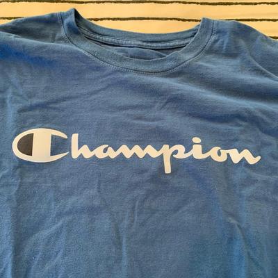 LOT 12 Z: Champion Clothing Collection; Sweatshirts, Sweatpants, T-Shirts, & Long Sleeve Shirts