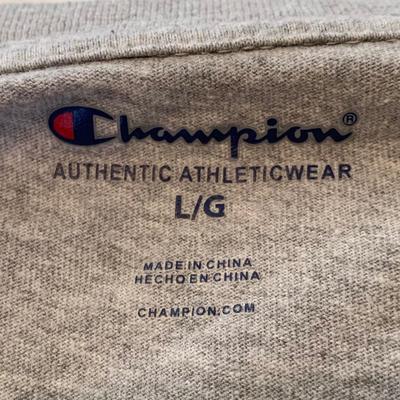 LOT 12 Z: Champion Clothing Collection; Sweatshirts, Sweatpants, T-Shirts, & Long Sleeve Shirts