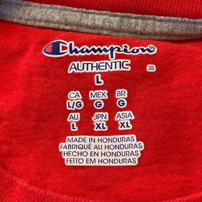 LOT 12 Z: Champion Clothing Collection; Sweatshirts, Sweatpants, T-Shirts, & Long Sleeve Shirts