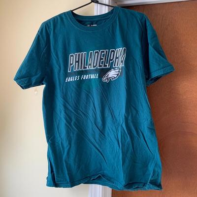 LOT 13 Z: Philadelphia Eagles Clothing Collection; T-Shirts, Jacket, & Collector Towel