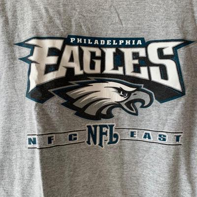 LOT 13 Z: Philadelphia Eagles Clothing Collection; T-Shirts, Jacket, & Collector Towel