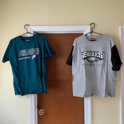 LOT 13 Z: Philadelphia Eagles Clothing Collection; T-Shirts, Jacket, & Collector Towel