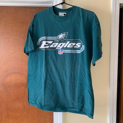 LOT 13 Z: Philadelphia Eagles Clothing Collection; T-Shirts, Jacket, & Collector Towel