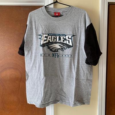 LOT 13 Z: Philadelphia Eagles Clothing Collection; T-Shirts, Jacket, & Collector Towel
