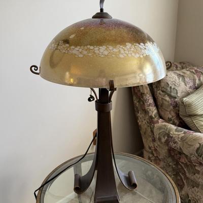 LOT 17L: Kenroy Home Vail Incandescent Table Lamp 20085CHC (27")