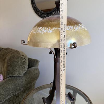 LOT 17L: Kenroy Home Vail Incandescent Table Lamp 20085CHC (27")