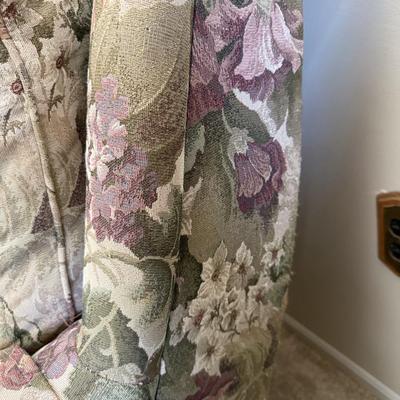 LOT 21L: Pair of Floral Armchairs