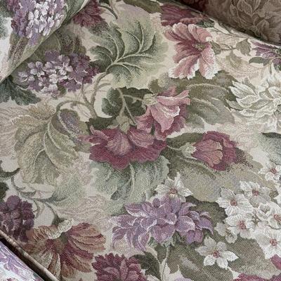 LOT 21L: Pair of Floral Armchairs