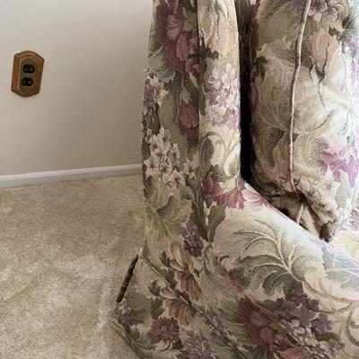 LOT 21L: Pair of Floral Armchairs