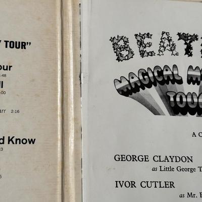 LOT 23L: Vintage 1967 The Beatles Magical Mystery Tour Vinyl Record w/ Color Photo Book