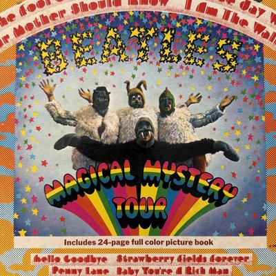 LOT 23L: Vintage 1967 The Beatles Magical Mystery Tour Vinyl Record w/ Color Photo Book