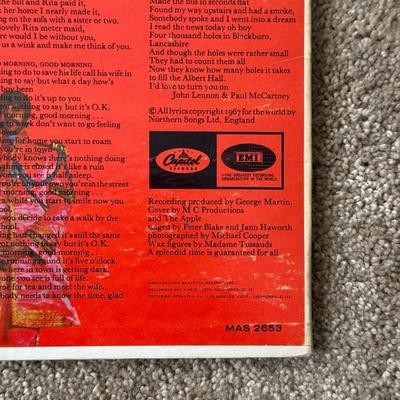 LOT 24L: The Beatles Vinyl Records: Sgt. Peppers Lonely Hearts Band & Rubber Soul