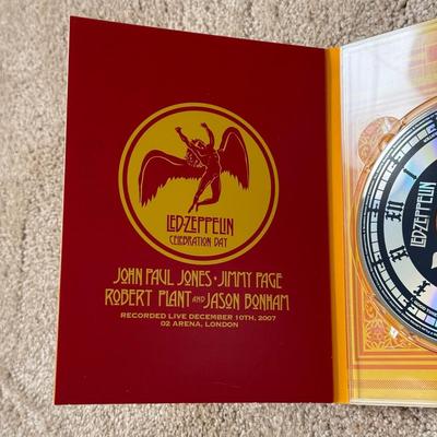 LOT 25L: Led Zeppelin Collection: Vinyl Records, Celebration Day CD/DVD Set & Collector's Edition Rolling Stone Magazine