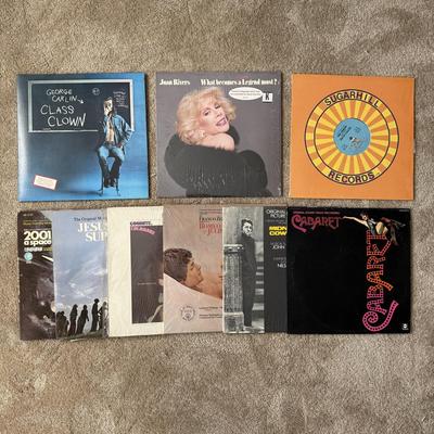 LOT 26L: Vinyl Record Collection: George Carlin, Joan Rivers, 2001 Space Odyssey & More
