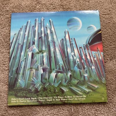 LOT 27L: Vinyl Records: The Doors, Boston, Bon Jovi, Chicago, Queen & The Rolling Stones