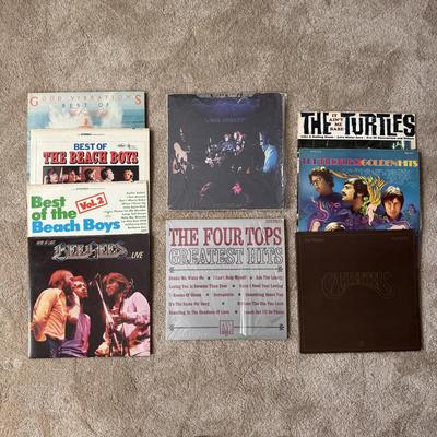 LOT 28L: Vinyl Records: The Four Tops, The Turtles, The Beach Boys, Bee Gees & More