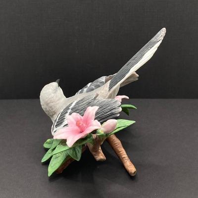 LOT 44K: Mourning Dove and Northern Mockingbird Lenox Fine Porcelain Bird Figurines