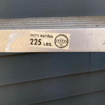 LOT 46G: Aluminum Ladders - Gorilla and Keller 6 Foot Step Ladder