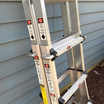 LOT 46G: Aluminum Ladders - Gorilla and Keller 6 Foot Step Ladder