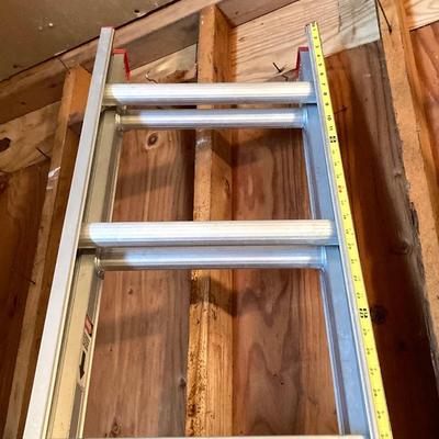 LOT 49G: Werner Aluminum Saf-T-Master 16 Foot Extension Ladder