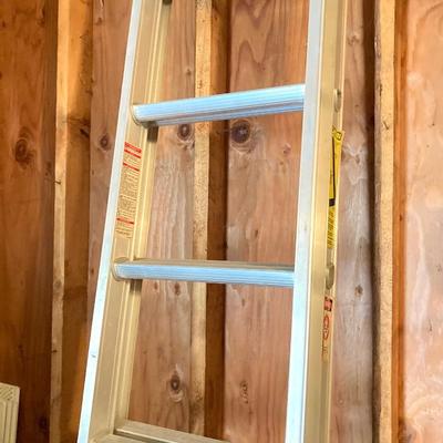 LOT 49G: Werner Aluminum Saf-T-Master 16 Foot Extension Ladder