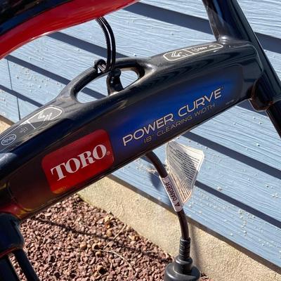 LOT 52G: Toro Power Curve Snow Blower Model # 38381