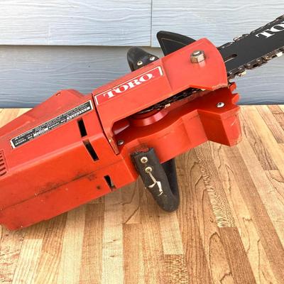 LOT 54G: Pair of Electric Chain Saws - Toro Model # 51100 and Remington Model MOD150 with Chainsaw Files