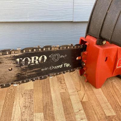 LOT 54G: Pair of Electric Chain Saws - Toro Model # 51100 and Remington Model MOD150 with Chainsaw Files