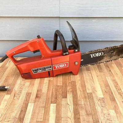 LOT 54G: Pair of Electric Chain Saws - Toro Model # 51100 and Remington Model MOD150 with Chainsaw Files