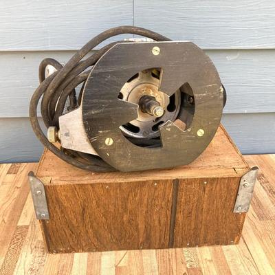 LOT 56G: Vintage Craftsman Router Model # 315.25021 in Wooden Box and Craftsman Finishing Sander Model # 315.277010 and More