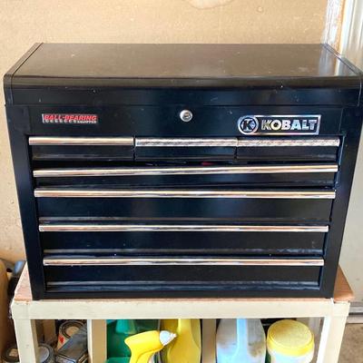 LOT 57G: Kobalt Tool Box with Contents