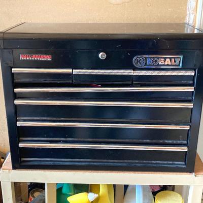 LOT 57G: Kobalt Tool Box with Contents