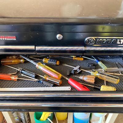 LOT 57G: Kobalt Tool Box with Contents
