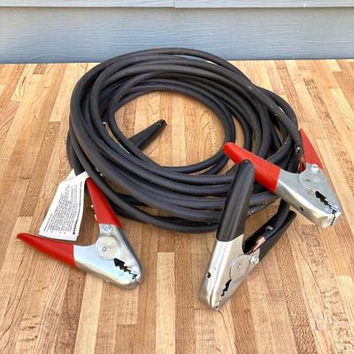 LOT 58G: Automobile Tool Collection - Craftsman Torque Wrench, Jumper / Booster Cables, 14" Lug Wrench, Box of Lugs and Fluid Siphon...