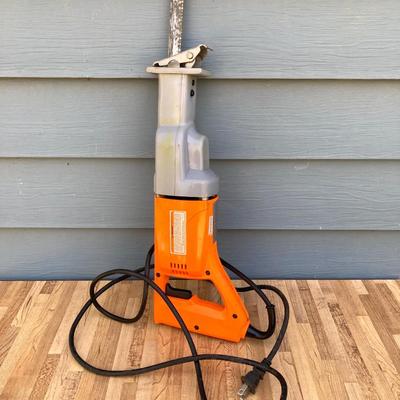 LOT 59G: Black & Decker Drill / Driver DR501 in Original Box, Chicago Reciprocating Saw Item 4095 and Packages of Saw Blades