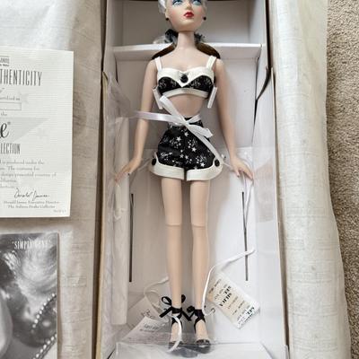 LOT 65L: Ashton-Drake Galleries Mel Odom Gene "Simply Gene" Doll w/ COA & Box (3244) & NIP Gene Costume