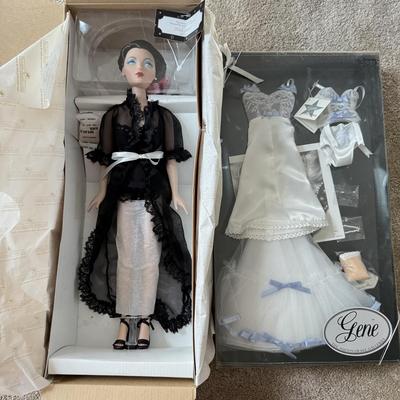 LOT 67L: Ashton-Drake Galleries Mel Odom Gene "Pin Up" Doll w/ Box & NIP Costume