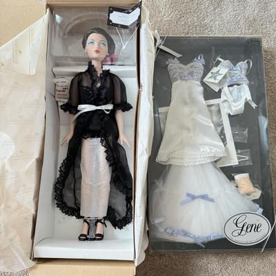 LOT 67L: Ashton-Drake Galleries Mel Odom Gene "Pin Up" Doll w/ Box & NIP Costume