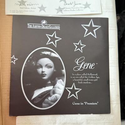 LOT 68L: Ashton-Drake Galleries Mel Odom Gene "Premiere" Doll w/ COA & Box (A02949) w/ NIP Costume