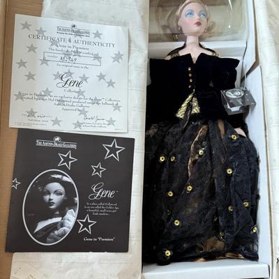 LOT 68L: Ashton-Drake Galleries Mel Odom Gene "Premiere" Doll w/ COA & Box (A02949) w/ NIP Costume