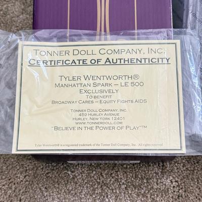 LOT 74L: Tonner Tyler Wentworth Collection "Manhattan Spark" 16-inch Articulated Fashion Doll w/ COA (LE 500)