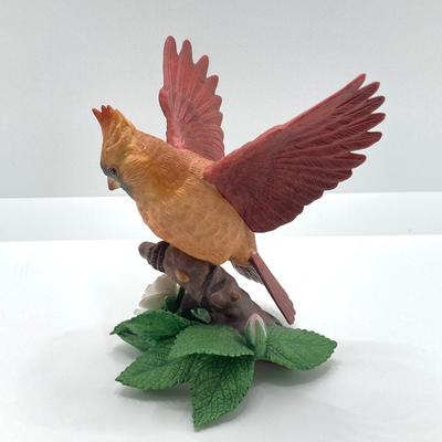 LOT 76K: Lenox Fine Porcelain Male and Female Cardinal Bird Figurines