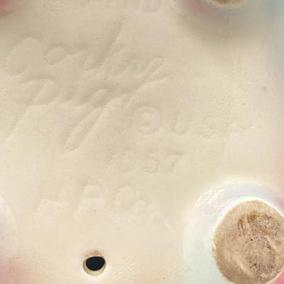 LOT 84K: Vintage Hull Pottery Corky Pig with Cork Nose Piggy Bank