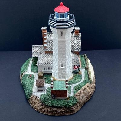 LOT 90K: Pair of Harbour Lights Lighthouses - Lady Lightkeepers Series Saugerties New York #171 and Society Exclusive Port Sanilac...