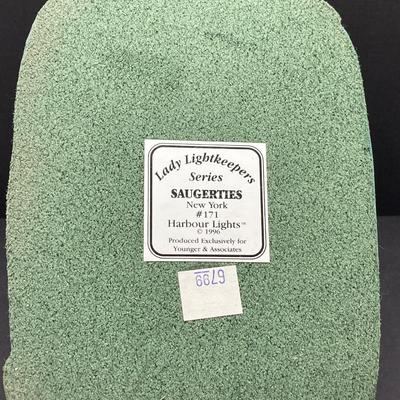 LOT 90K: Pair of Harbour Lights Lighthouses - Lady Lightkeepers Series Saugerties New York #171 and Society Exclusive Port Sanilac...