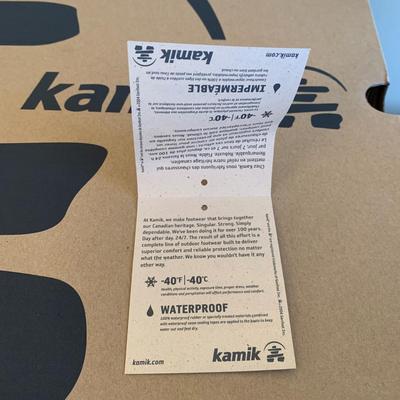 LOT 91 Z: Men's Timberland Leather Work Shoes & NIB Kamik Nationplus Work Boots