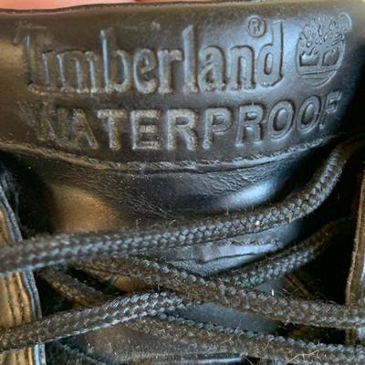 LOT 91 Z: Men's Timberland Leather Work Shoes & NIB Kamik Nationplus Work Boots