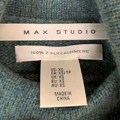LOT 95 Z: Max Studio Clothing Collection; Cashmere & Modal Turtlenecks, Tank Tops, Long Sleeve Shirts, & Cardigan