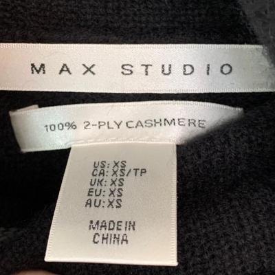 LOT 95 Z: Max Studio Clothing Collection; Cashmere & Modal Turtlenecks, Tank Tops, Long Sleeve Shirts, & Cardigan