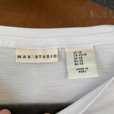 LOT 95 Z: Max Studio Clothing Collection; Cashmere & Modal Turtlenecks, Tank Tops, Long Sleeve Shirts, & Cardigan